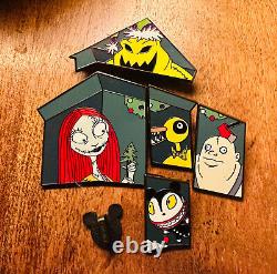 Nightmare Before Christmas Full 10 Pin Haunted Mansion Holiday Oogie Zero Disney