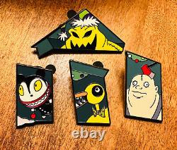 Nightmare Before Christmas Full 10 Pin Haunted Mansion Holiday Oogie Zero Disney