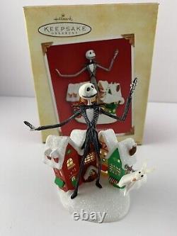 Nightmare Before Christmas Hallmark Ornament Lot of 3 Disney Jack Skellington