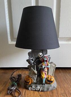 Nightmare Before Christmas Halloween Lamp Jack Skellington Sally Figures Works