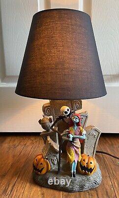 Nightmare Before Christmas Halloween Lamp Jack Skellington Sally Figures Works