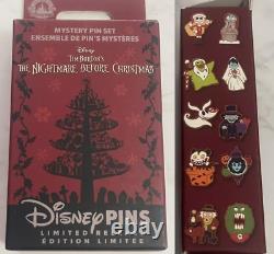 Nightmare Before Christmas Haunted Mansion Holiday 10 Pin Hat Box Disney Zero