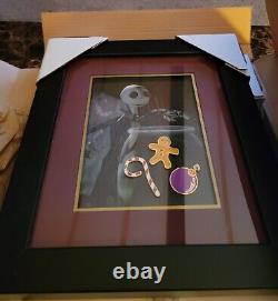 Nightmare Before Christmas Haunted Mansion Holiday Event Framed Pin Set LE 100