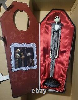 Nightmare Before Christmas JACK Doll In Satin Lined Coffin Exclusive Rare