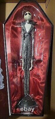 Nightmare Before Christmas JACK Doll In Satin Lined Coffin Exclusive Rare