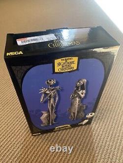 Nightmare Before Christmas JACK and SALLY PEWTER CANDEL HOLDERS NEW MINT BOX