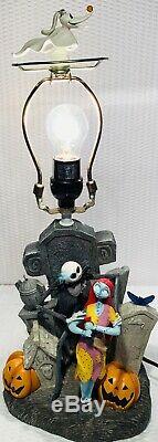 Nightmare Before Christmas Jack & Sally Figural Lamp Disney