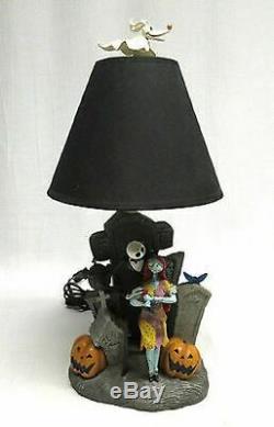 Nightmare Before Christmas Jack & Sally Figural Lamp Disney Direct NIB