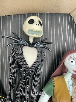 Nightmare Before Christmas Jack & Sally Figurine Dolls Limited Edition Collector