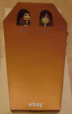 Nightmare Before Christmas Jack & Sally GOLD DUAL COFFIN BOX Dolls JUN Planning