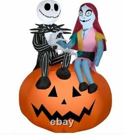 Nightmare Before Christmas Jack and Sally 5ft Inflatable-LED Lights-Halloween
