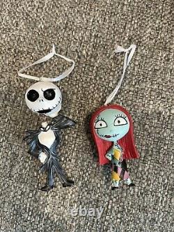 Nightmare Before Christmas Jack and Sally Huge Lot of 14 Decor and Ornaments