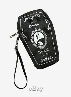 Nightmare Before Christmas Meant to Be Coffin Backpack Purse Matching Wristlet