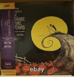 Nightmare Before Christmas Original Soundtrack 2XLP Vinyl Mondo Burton Disney