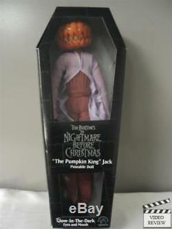 Nightmare Before Christmas Pumpkin King Jack poseable Applause NEW Sealed