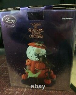 Nightmare Before Christmas RARE Pumpkin/Jack & Friends Snow Globe/Disney