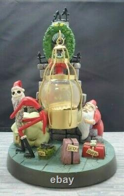 Nightmare Before Christmas Santa Jack Steals Christmas Sandy Clause Snow Globe