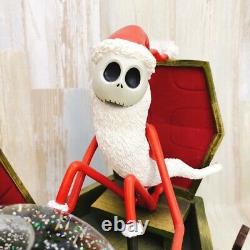 Nightmare Before Christmas Santa Jack Vampire Snow Globe Music Box Disney