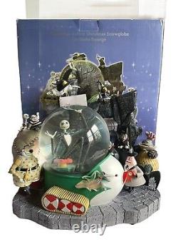 Nightmare Before Christmas Snowglobe Disney Store 1993 Vintage Collectible