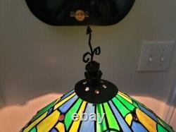 Nightmare Before Christmas Stained Glass Lamp LE2500 2003 RARE