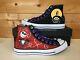 Nightmare Before Christmas Uk 7.5 Black High Top Converse Trainers