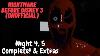 Nightmare Before Disney 3 Unofficial Night 4 5 Complete U0026 Extras