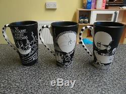 Nightmare before christmas NEW collector mugs set of 3