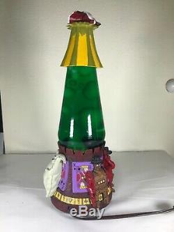 RARE Disney Lava lamp 2001 Nightmare Before Christmas Xmas NECA oogie jack
