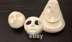 RARE Disney Nightmare Before Christmas Jack Skellington, Sally, Mayor Head Props