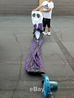 RARE! Inflatable Disney Nightmare Before Christmas 12' Jack Skellington Skeleton
