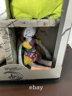 RARE Nightmare Before Christmas 4 doll plush set Jack Sally Oogie Zero