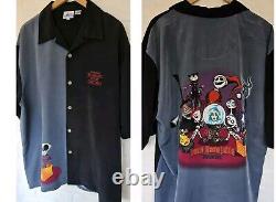 RARE Nightmare Before Christmas Disney Haunted Mansion 2003 Mens XL Shirt MINT