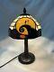 Rare The Nightmare Before Christmas Table Lamp Stained Glass Style