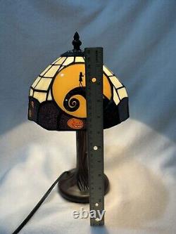 RARE The Nightmare Before Christmas Table Lamp Stained Glass STYLE