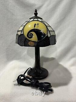 RARE The Nightmare Before Christmas Table Lamp Stained Glass STYLE