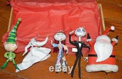 Rare 2003 Disney Nightmare Before Christmas 10th Ann Felt Ornament Set Le 1500