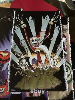 Rare! 2003 Disney \ Nightmare Before Christmas Event Five LE Prints. Embossed