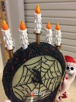 Rare Disney Nightmare Before Christmas Countdown Decorative Piece X-Mas Santa