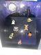 Rare Disney Nightmare Before Christmas Halloween Pin Set With Cool Storage Board