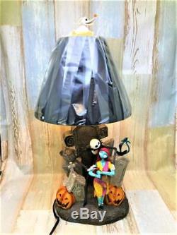 Rare Disney Nightmare Before Christmas Interior Table Lamp Light Up Statue