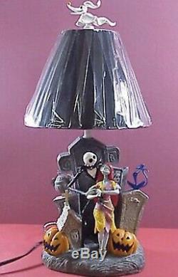 Rare Disney Nightmare Before Christmas Table Lamp Light Up Statue. Unused