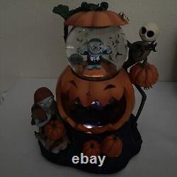 Rare Disney Store Nightmare Before Christmas Snowglobe Jack Sally 1993 Damage