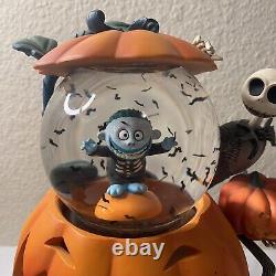 Rare Disney Store Nightmare Before Christmas Snowglobe Jack Sally 1993 Damage