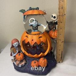 Rare Disney Store Nightmare Before Christmas Snowglobe Jack Sally 1993 Damage