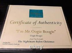 Rare Nightmare Before Chiristmas Oogie Boogie Statue MIB Disney WDCC Retired