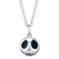 Rock Love Disney Nightmare Before Christmas Jack Skellington Head Necklace BNIB