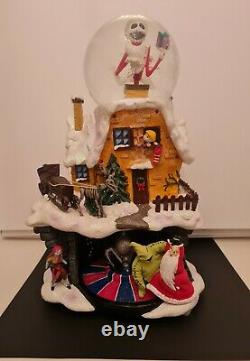 SUPER RARE Tim Burtons The Nightmare Before Christmas Disney Snow Globe