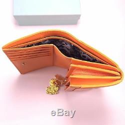 Samantha Thavasa Japan Disney Nightmare Before Christmas Orange Leather Wallet