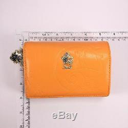 Samantha Thavasa Japan Disney Nightmare Before Christmas Orange Leather Wallet