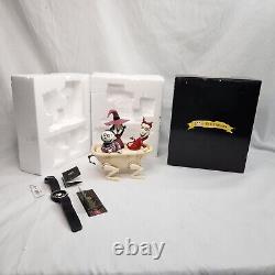 The Nightmare Before Christmas 10th Anniv FOSSIL Lock Shock Barrel With Watch READ